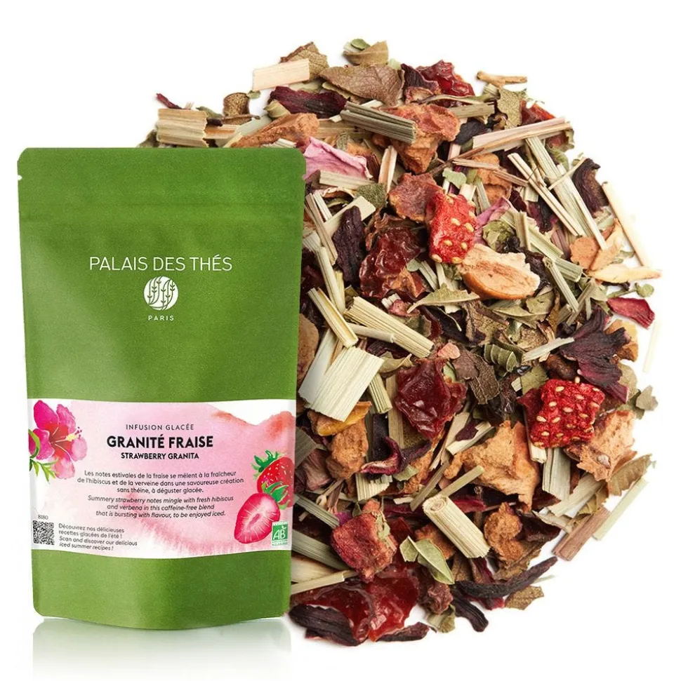 Infusion glacée Granité Fraise bio