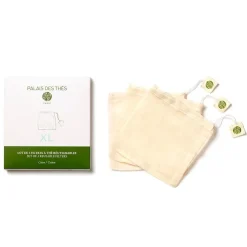 Lot de 3 filtres à thé réutilisables - XL